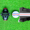 BIRDIE79 Premium Quality360-Degree Birdie Liner Drawing Alignment Tool Kit- 360-Degree Triple 3-Line Golf Ball Marker Stencil with Gift Box Including 3 Color Marker Pens-Patent Pending.