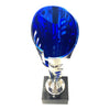 Express Medals Trophy Cup - Silver Blue Star Trophy with Marble Base for Sport Tournaments, Competitions, Recognition or Award, 9 Inches Tall x 3 Inches Wide at The top.
