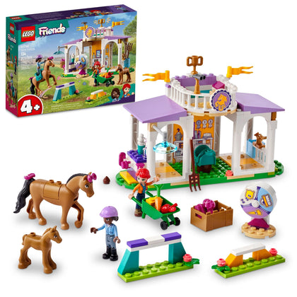 LEGO Friends Horse Training 41746 Toddler Building Toy, Great Birthday Gift for Ages 4+ with 2 Mini-Dolls, Stable, 2 Horse Characters and Animal Care Accessories