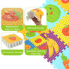 PLAY 10 Foam Mats for Floor Baby, Foam Puzzle Floor Mat Baby Puzzle Mat 34×34 Fruits Puzzle Mat 9 Pieces