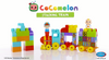 CoComelon Stacking Train, 40 Piece Large Building Block Set, 2 Figures, Colors, Numbers, Officially Licensed Kids Toys for Ages 18 Month by Just Play