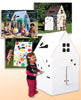 Easy Playhouse - Kids Art and Craft for Indoor and Outdoor Fun, Color, Draw, Doodle on this Blank Canvas - Decorate and Personalize a Cardboard Fort, 34
