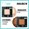 Maybelline Fit Me Matte + Poreless Pressed Face Powder Makeup & Setting Powder, Natural Ivory, 1 Count