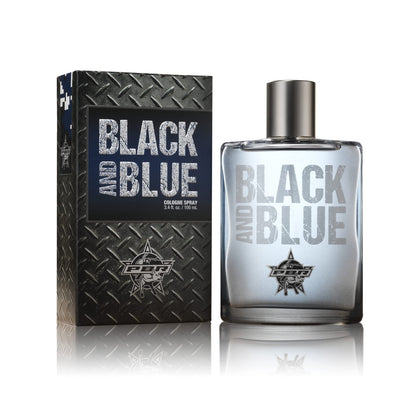 PBR Black and Blue Men's Cologne by Tru Western - Offical Fragrance Partner of the PBR - Crisp, Fresh, and Masculine Scent - 3.4 fl oz | 100 ml