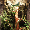 kathson 3 PCS Reptile Vines Plants Flexible Bendable Jungle Climbing Vine Terrarium Plastic Plant Leaves Pet Tank Habitat Decor for Bearded Dragons Lizards Geckos Snakes Frogs and More Reptiles