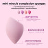 Real Techniques Mini Miracle Complexion Sponges, Small Makeup Blending Sponges, For Foundation & Concealer, Mini Size for Under Eyes & Touch-Ups, Natural Makeup, Latex-Free, 4 Count