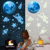 526Pcs Glowing Stars for Ceiling,Glow in The Dark Stars,Space Wall Decals Solar System Galaxy Planets Wall Stickers for Kids, Wall Decor for Girls Kids Bedroom Nursery Birthday Party Favor