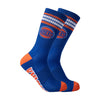 Ultra Game NBA Boys Athletic Cushioned Secure Fit Team Crew Socks, New York Knicks - 3 Pack