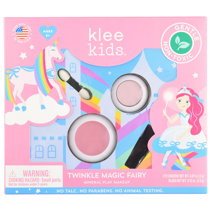 Luna Star Klee Kids Mini Play Makeup Kit. Gentle and Non-Toxic. Kid-Friendly. Made in USA. (Twinkle Magic Fairy)