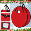 Wesnoy 6 Pcs Christmas Wreath Storage Container 24/30/36