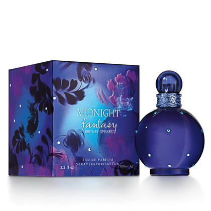 Britney Spears Women's Perfume, Midnight Fantasy, Eau De Parfum EDP Spray for Women, 3.3 Fl Oz