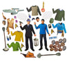 The Unemployed Philosophers Guild Star Trek Kirk and Spock Magnetic Dress Up Doll Play Set