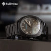 Fullmosa 16mm Stainless Steel Watch band, Quick Release Link Watch Strap Bracelet Compatible with Skagen-SKW2765,Tissot seastar 2000,huawei B3/B6,Casio DW5600,Citizen GA1058, Black