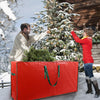 TREE STORAGE BAG 2-pack Christmas Tree Storage Bag Fits Up to 7.5 Ft Tall Disassembled Tree 45 X 15 X 20 INCH Holiday Tree Storages Waterproof Material Protects Dust Container Handles and Sleek Zipper
