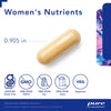 Pure Encapsulations Women's Nutrients - Multivitamin for Women Over 40 to Support Urinary Tract Health, Breast Cell Health & Eye Integrity* - with Vitamin C, Vitamin E & Vitamin A - 180 Capsules