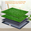LOOBANI Dog Grass Pads, 18x28 Inch Dog Potty Grass for Dogs Potty Training, Dog Pee Grass with Drainage Hole, Artificial Grass Indoor Outdoor
