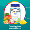 Centrum Men's Multivitamin Gummies, Tropical Fruit Flavors Made from Natural Flavors, 150 Count, 75 Day Supply