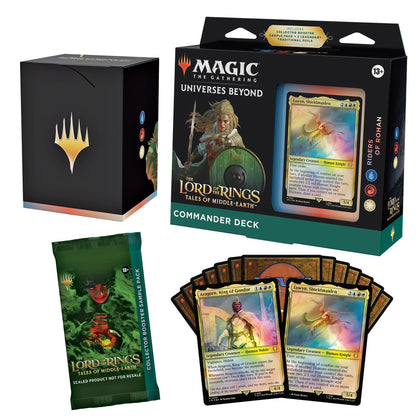 Magic The Gathering The Lord of The Rings: Tales of Middle-Earth Commander Deck 1 + Collector Booster Sample Pack