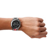 Diesel Men's 46mm Crusher Lightweight Nylon Digital Watch, Color: Silver, Gray Logo (Model: DZ1894)