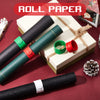 Holiday White Red and Green Flip Wraps Silicone Covered Metal Strips Flip 1 x 9 Inch Wrapping Paper Holder Poster Holder Paper Roll Holder Stabilizer Slap Bands for Storage Organization (12 Pieces)