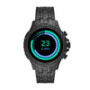Fossil Unisex 46MM Gen 5 Garrett HR Heart Rate Stainless Steel Touchscreen Smart Watch, Color: Black (Model: FTW4038)