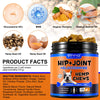 Hemp Hip and Joint Supplement for Dogs, Hemp Treats Joint Pain Relief, Hip & Joint Supplement w/MSM + Chondroitin + Hemp Oil + Omega 3, 150 Dog Joint Pain Relief Treats