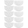 Extolife 10 Pack Steam Mop Replacement Pads for Bissell Powerfresh Steam Mop 1940 1806 1544 2075 2685A 2181 2814 Series, Model 19402 19404 19408 19409 1940A 1940F 1940Q 1940T 1940W B0006 B0017 2075A