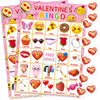 FANCY LAND Valentine's Day Bingo Game Cards Kids School Class Party Supplies Activity 24 Players