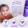Oilogic Slumber & Sleep Baby Bath Essentials Gift Set, 5-Pack - Essential Oil Care Includes Roll-On, Calming Cream, Vapor Bath, and Two Linen Mist - Relaxing Lavender & Chamomile