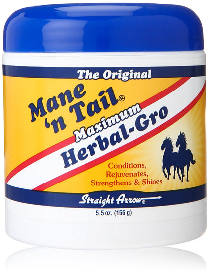 Mane 'n Tail Herbal Gro NATURAL CONDITIONER FOR HAIR & SCALP Pomade 5.5 Ounce