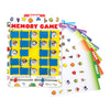 Melissa & Doug Flip to Win Travel Memory Game - Wooden Board, 7 Double-Sided Cards Games, Road Trip Essentials For Kids, Hangman Toddlers And Kids 5+