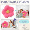 Butterfly Craze Daisy Lounge Flower Pillow - Medium 20 Inches, Cozy & Stylish Floor Cushion, Perfect Seating Solution for Teens & Kids, Machine Washable Aesthetic Decor, Plush Microfiber, Pink