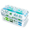 Munchkin® Baby Bottle & Small Parts Cleaning Set, Includes High Capacity Dishwasher Basket & Bristle Bottle Brush, Grey