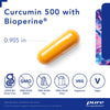 Pure Encapsulations Curcumin 500 with Bioperine - Antioxidant Supplement to Support Joints, Tissue, Liver, Colon & Cellular Health* - with Turmeric Curcumin & Bioperine - 120 Capsules