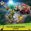 LEGO Jurassic Park Dilophosaurus Ambush 76958 Building Toy Set for Jurassic Park 30th Anniversary, Dinosaur Toy with Dino Figure and Jeep Car Toy; Gift Idea for Grandchildren and Kids Ages 6 and Up