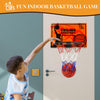 GiftAmaz Indoor Mini Basketball Hoop Set for Kids, Door Basketball Game Toys for Room & Wall Mounted with 1 Basketball Net Backboard, 2 Mini Basketballs, 1 Pump, Basketball for Boy Teen Birthday