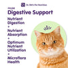 Dr. Bills Feline Digestive Support Cat Probiotics Pet Supplements | Probiotics for Cats with Ginger Root, Psyllium Husk, Lemon Balm, Bifidobacterium, and Fructooligosaccharides Feline Probiotics