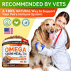 StrellaLab Omega 3 for Dogs - (180Ct) Fish Oil Treats - Allergy & Itch Relief Skin&Coat Supplement - Dry Itchy Skin, Shedding, Hot Spots Treatment, Anti Itch - Pet Salmon Oil Chews - Chicken Flavor