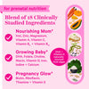 Pink Stork Total Prenatal Vitamins with DHA, Folate, Iron, Choline, and Vitamin B12 - Prenatals for Women to Support Fetal Development, Pregnancy Must Haves - 60 Capsules, 1 Month Supply