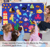 Craftstory 41 Pcs Ocean Animals Felt Board for Toddlers 3.5 Ft Under The Sea Flannel Stories Marine Figures Shark Octopus Mermaid Crafts Teaching Aid Wall Activity Interactive Play Kits