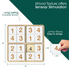 Keeping Busy Wooden Sudoku Board Game - Dementia Activities for Seniors - Easy Sudoku Puzzles for Adults - Large Pieces with Templates - Alzheimers Product -Cognitive Games for Elderly - 3D Sudoku