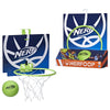 NERF Nerfoop, Classic Mini Foam Basketball and Hoop, Hooks On Doors, Indoor and Outdoor Play
