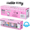 Silver Buffalo Sanrio Hello Kitty Spring Garden Flowers 4 Pack Mini Glass Set, 1.5 Ounces