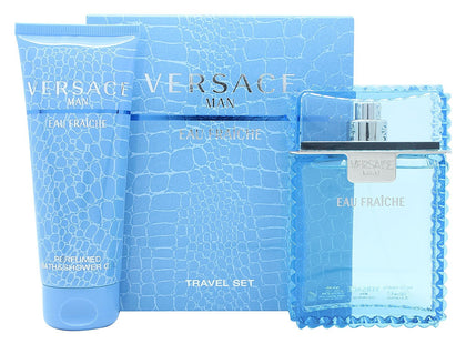 Versace Eau Fraiche 2 Pcs Set For Men: 3.4 Sp (travel Set)