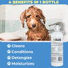 Dog Shampoo, Conditioner, and Detangler | Made in USA | Organic Ingredients | Best Shampoo for Goldendoodles and Doodles | Puppies | Grooming, Best Smelling | We Love Doodles |16 OZ (Lavender)
