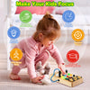 wakelnsa Montessori Busy Board,Montessori Toys for 1-3 Years Old,Baby Sensory Board,Preschool Learning Activities,Wooden Toys for Toddler,Christmas & Birthday Gift for Boys & Girls