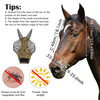 6 Pcs Horse Fly Mask Smooth and Comfortable Fly Masks for Horses with Ears Elasticity Horse Face Mask Horse Masks Covering for Horses Riding Supplies (Leopard, Large)