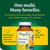 MegaFood Women's One Daily Multivitamin for Women - with Iron, B Complex, Vitamin C, Vitamin D, Biotin and More - Plus Real Food - Immune Support Supplement - Bone Health - Vegetarian - 30 Tabs