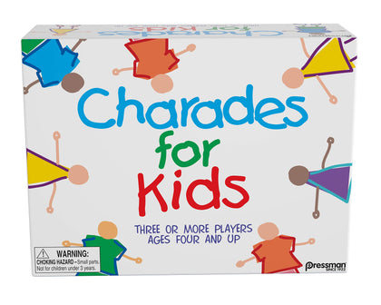 Pressman Charades for Kids - The 'No Reading Required' Family Game, 5