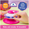 Cool Maker PopStyle Bracelet Maker, 170 Beads, Make & Remake 10 Bracelets, Friendship Bracelet Making Kit, DIY Arts & Crafts for Kids